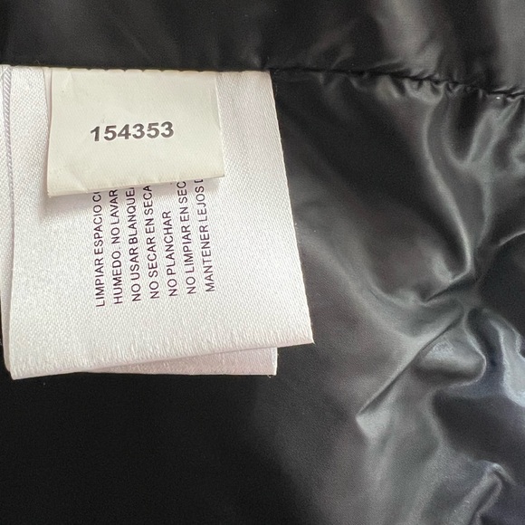 Michael Michael Kors Shearling Trim Faux leather sleeves Puffer Jacket. SZ.L - Picture 15 of 16